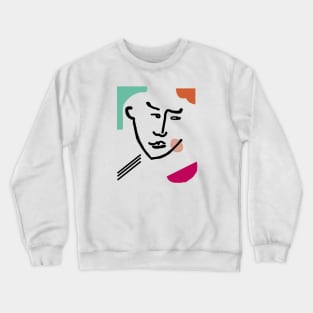 Deco Face Crewneck Sweatshirt